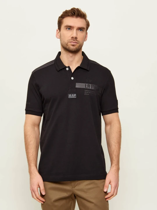 Zdjęcie produktu La Martina Polo | Regular Fit czarny