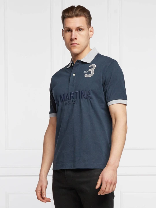 Zdjęcie produktu La Martina Polo | Regular Fit granatowy