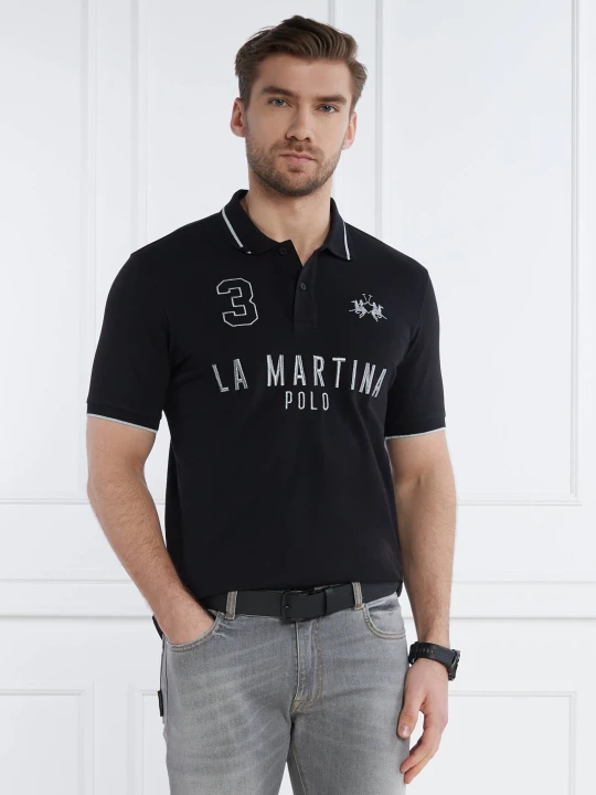 Zdjęcie produktu La Martina Polo | Regular Fit czarny