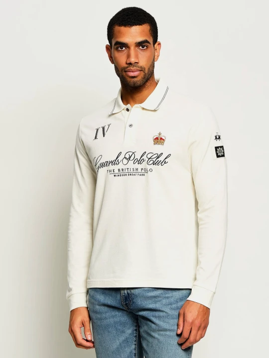 Zdjęcie produktu La Martina Polo | Regular Fit ecru