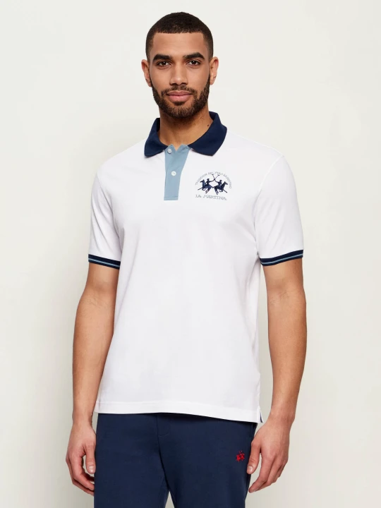 Zdjęcie produktu La Martina Polo | Regular Fit | pique biały