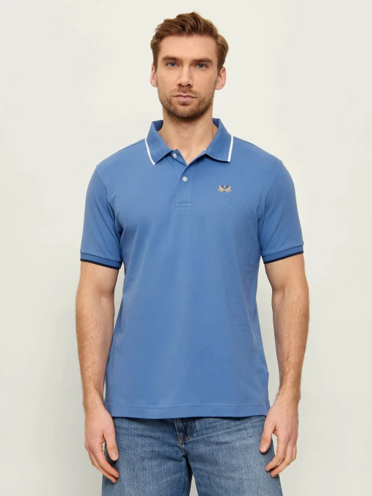 Zdjęcie produktu La Martina Polo | Regular Fit | pique niebieski