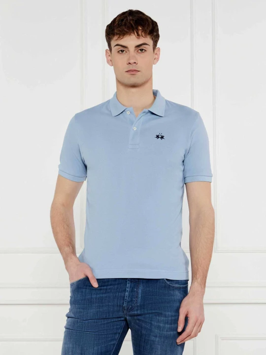Zdjęcie produktu La Martina Polo | Regular Fit | pique błękitny