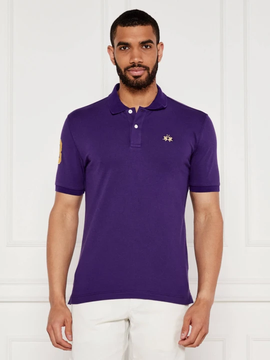 Zdjęcie produktu La Martina Polo | Slim Fit fioletowy