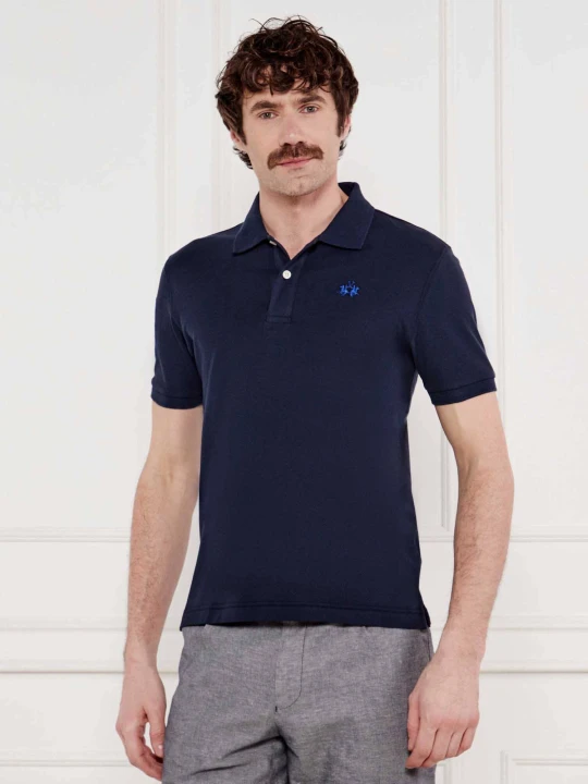 Zdjęcie produktu La Martina Polo | Slim Fit granatowy