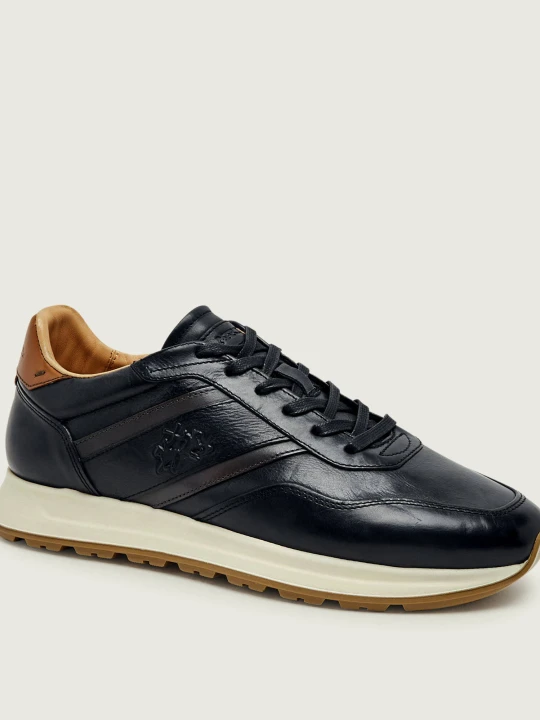 Zdjęcie produktu La Martina Skórzane sneakersy Todi czarny