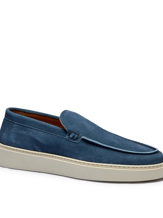 Zdjęcie produktu La Martina Slip on | zamsz niebieski