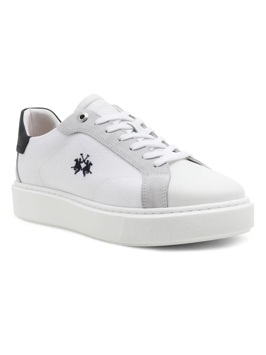 Zdjęcie produktu La Martina Sneakersy | z dodatkiem skóry biały