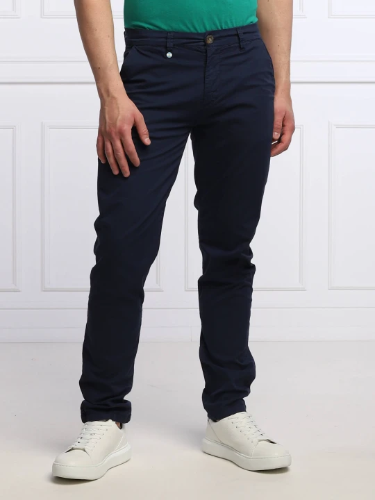 Zdjęcie produktu La Martina Spodnie chino | Slim Fit granatowy