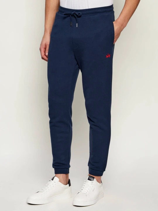 Zdjęcie produktu La Martina Spodnie dresowe | Slim Fit granatowy