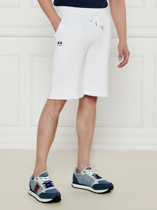 Zdjęcie produktu La Martina Szorty FRENCH TERRY | Regular Fit biały