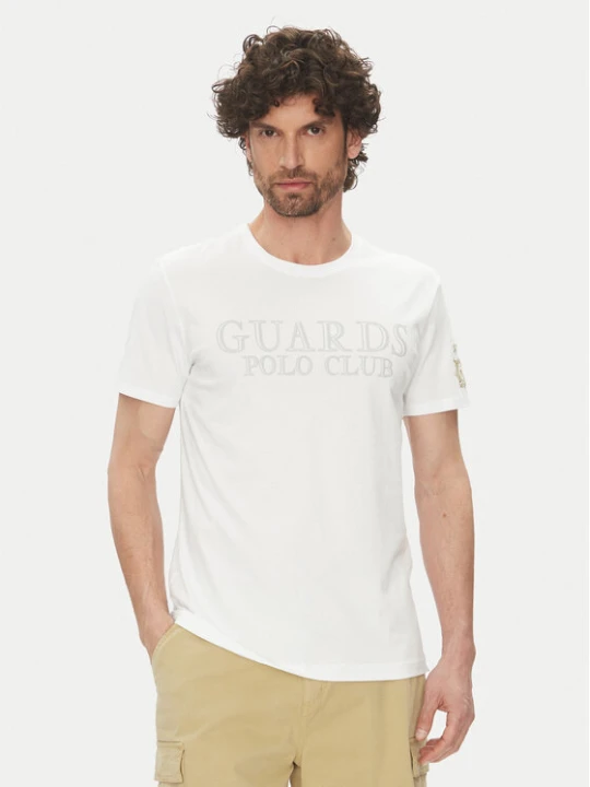 Zdjęcie produktu La Martina T-Shirt Anselm MARG31 JS206 Biały Regular Fit