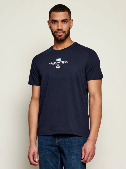 Zdjęcie produktu La Martina T-shirt | Regular Fit granatowy
