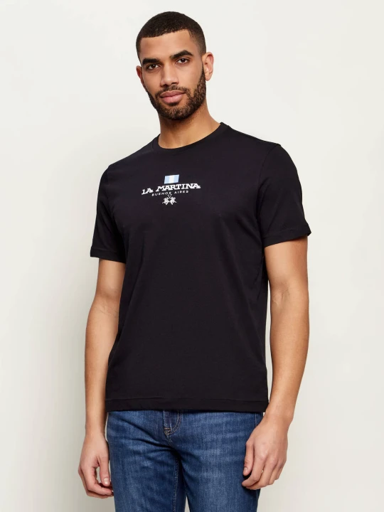 Zdjęcie produktu La Martina T-shirt | Regular Fit czarny