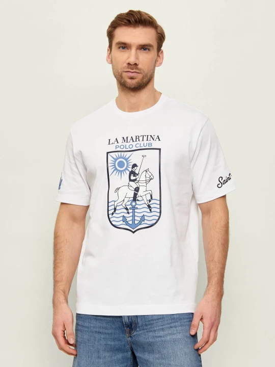 Zdjęcie produktu La Martina T-shirt | Regular Fit biały