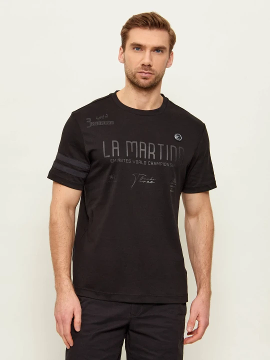 Zdjęcie produktu La Martina T-shirt | Regular Fit czarny