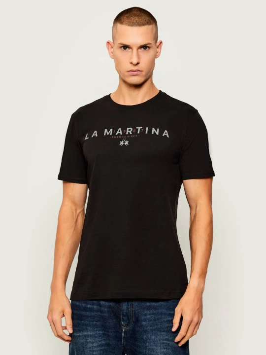 Zdjęcie produktu La Martina T-shirt | Regular Fit czarny