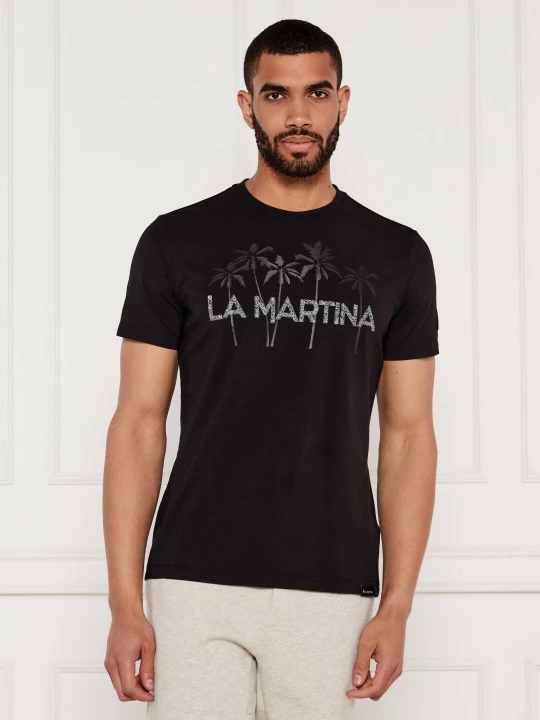 Zdjęcie produktu La Martina T-shirt | Regular Fit czarny