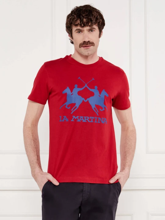 Zdjęcie produktu La Martina T-shirt | Regular Fit czerwony