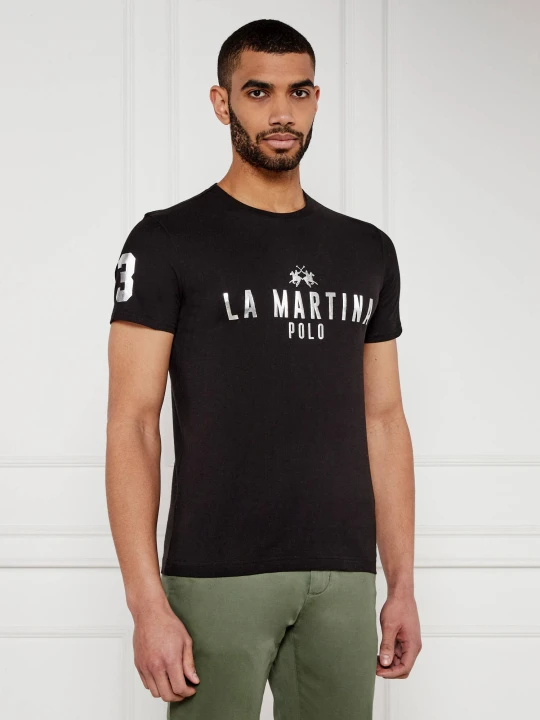 Zdjęcie produktu La Martina T-shirt | Regular Fit czarny