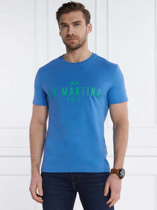 Zdjęcie produktu La Martina T-shirt | Regular Fit niebieski
