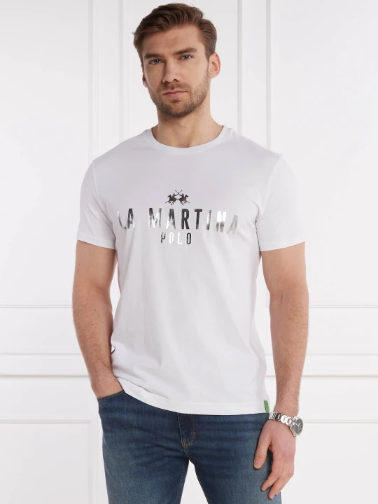 Zdjęcie produktu La Martina T-shirt | Regular Fit biały