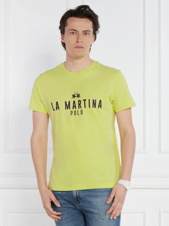 Zdjęcie produktu La Martina T-shirt | Regular Fit limonkowy