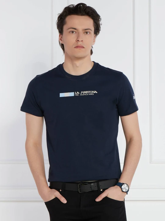 Zdjęcie produktu La Martina T-shirt | Regular Fit granatowy