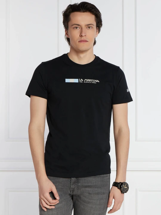 Zdjęcie produktu La Martina T-shirt | Regular Fit czarny