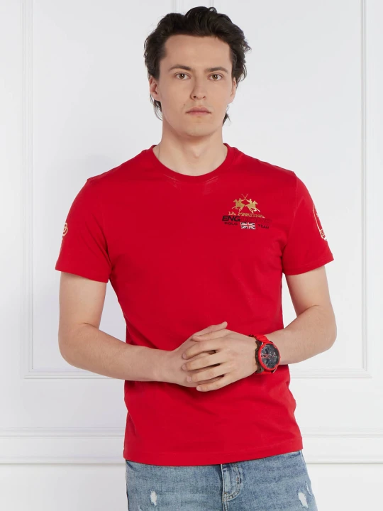 Zdjęcie produktu La Martina T-shirt | Regular Fit czerwony