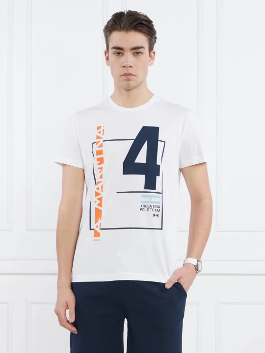 Zdjęcie produktu La Martina T-shirt | Regular Fit biały