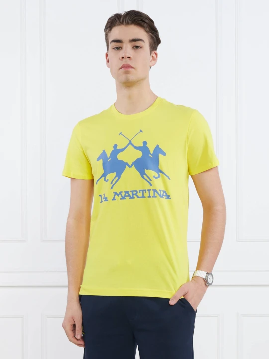 Zdjęcie produktu La Martina T-shirt | Regular Fit żółty