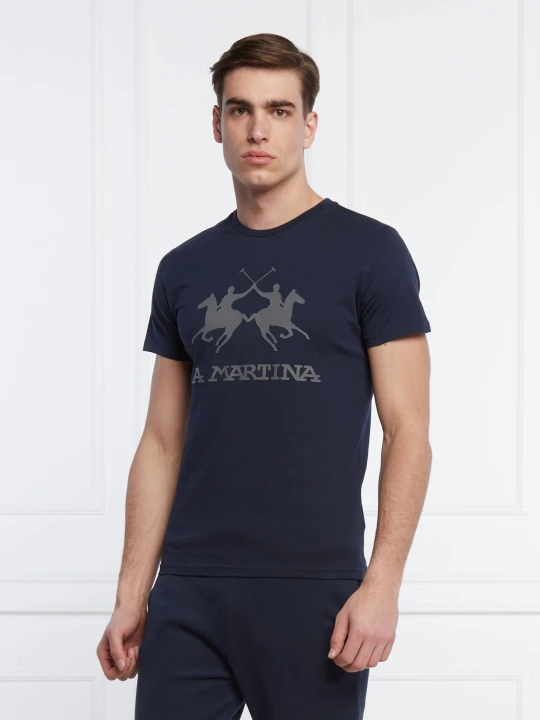 Zdjęcie produktu La Martina T-shirt | Regular Fit granatowy