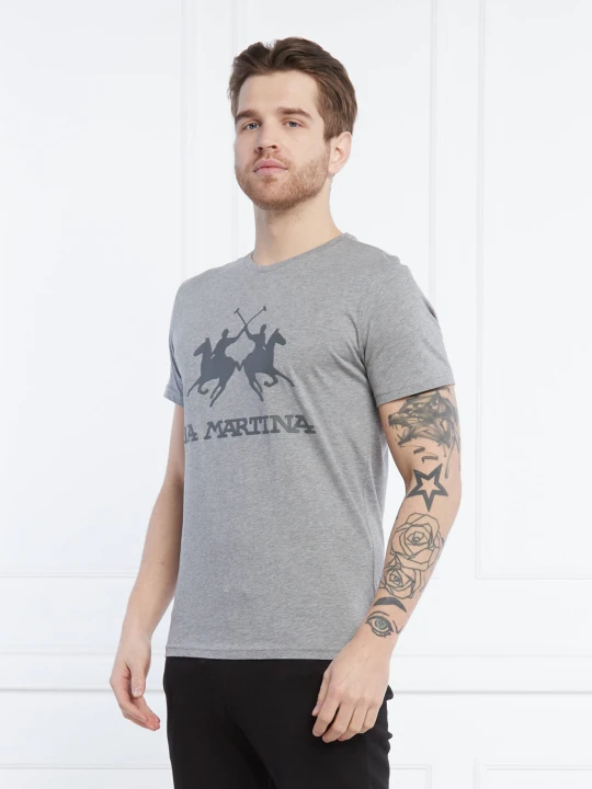Zdjęcie produktu La Martina T-shirt | Regular Fit szary