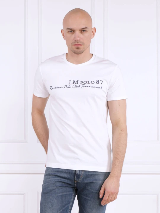Zdjęcie produktu La Martina T-shirt | Regular Fit biały
