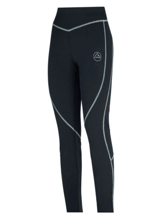 Zdjęcie produktu LA SPORTIVA Legginsy funkcyjne "Instant" w kolorze czarno-turkusowym rozmiar: XS