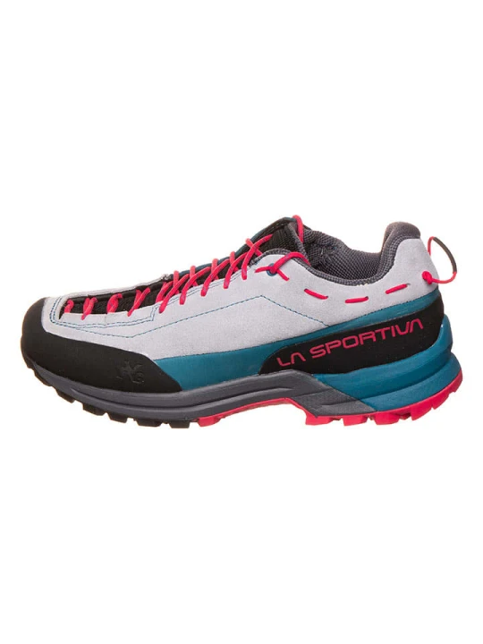 Zdjęcie produktu LA SPORTIVA Skórzane buty turystyczne "Tx Guide" w kolorze szaro-niebiesko-czerwonym rozmiar: 37, 5
