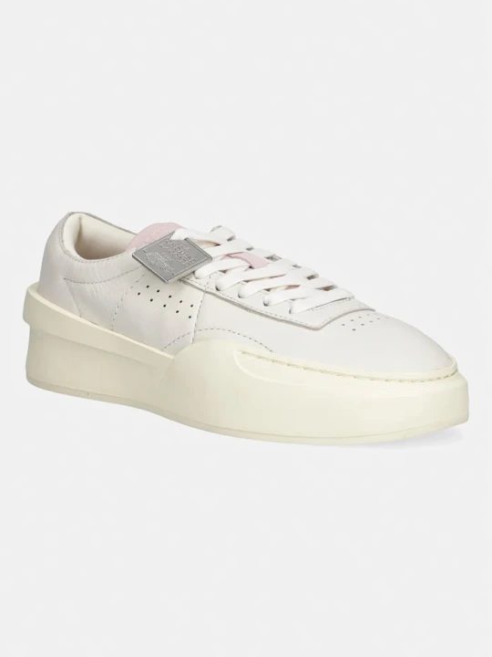 Zdjęcie produktu Lacoste Aura Club Leather Sneakers sneakersy damskie skórzane beżowy