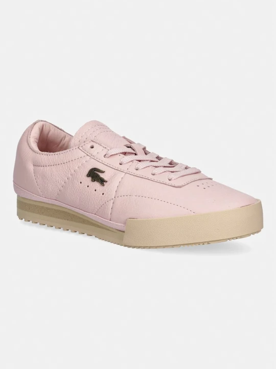 Zdjęcie produktu Lacoste Aura sneakersy damskie skórzane różowy