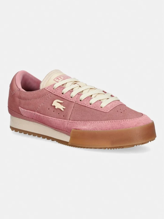 Zdjęcie produktu Lacoste Aura sneakersy damskie zamszowe różowy
