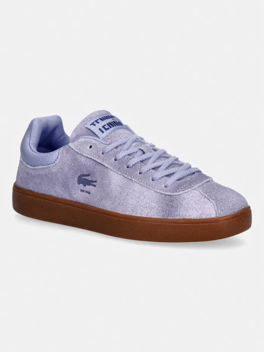 Zdjęcie produktu Lacoste Baseshot Sneakers sneakersy damskie zamszowe fioletowy