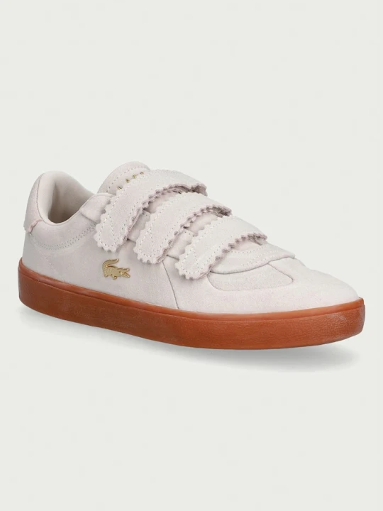 Zdjęcie produktu Lacoste BASESHOT STRAP sneakersy damskie zamszowe beżowy