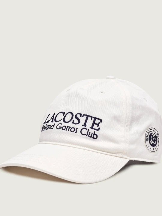 Zdjęcie produktu Lacoste Bejsbolówka | Lacoste x Roland Garros biały
