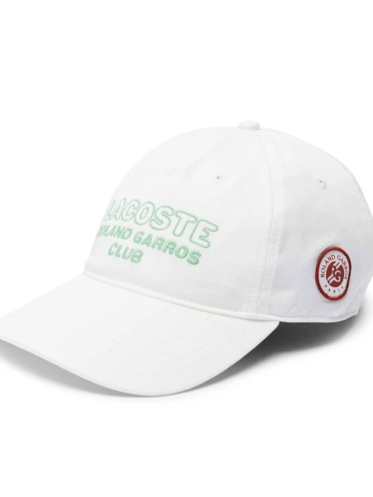 Zdjęcie produktu Lacoste Bejsbolówka Lacoste x Roland Garros biały