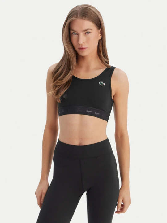 Zdjęcie produktu Lacoste Biustonosz sportowy IF0133 Czarny