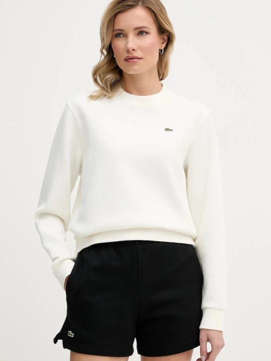 Zdjęcie produktu Lacoste bluza damska z bawełną beżowy