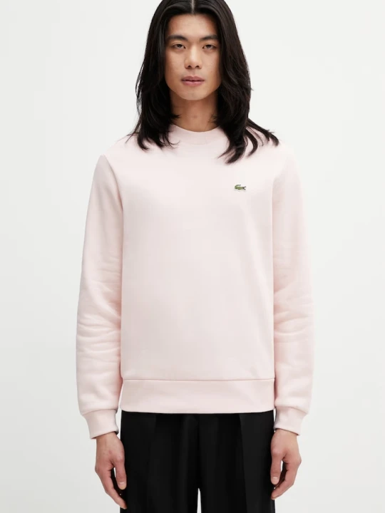 Zdjęcie produktu Lacoste bluza męska z bawełną różowy