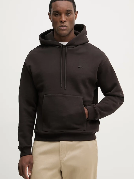 Zdjęcie produktu Lacoste bluza bawełniana brązowy