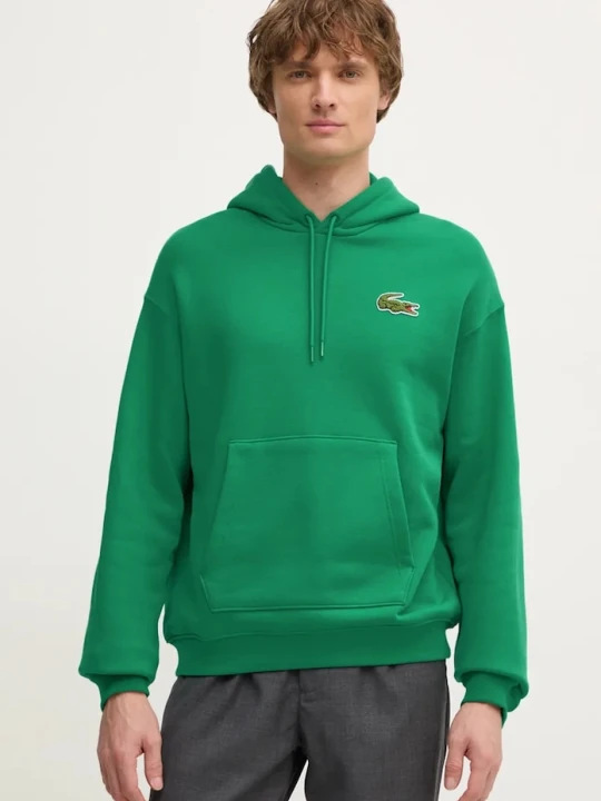 Zdjęcie produktu Lacoste bluza bawełniana zielony