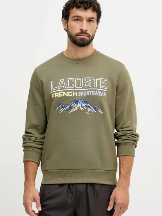 Zdjęcie produktu Lacoste bluza bawełniana zielony
